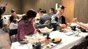 Fujino Kincho Hotel Dinner, Mt. Fuji